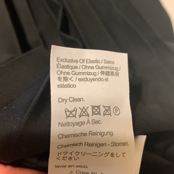 J. Crew Black Pleated Midi Dress- NWT - Size 2- - Picture 6 of 6